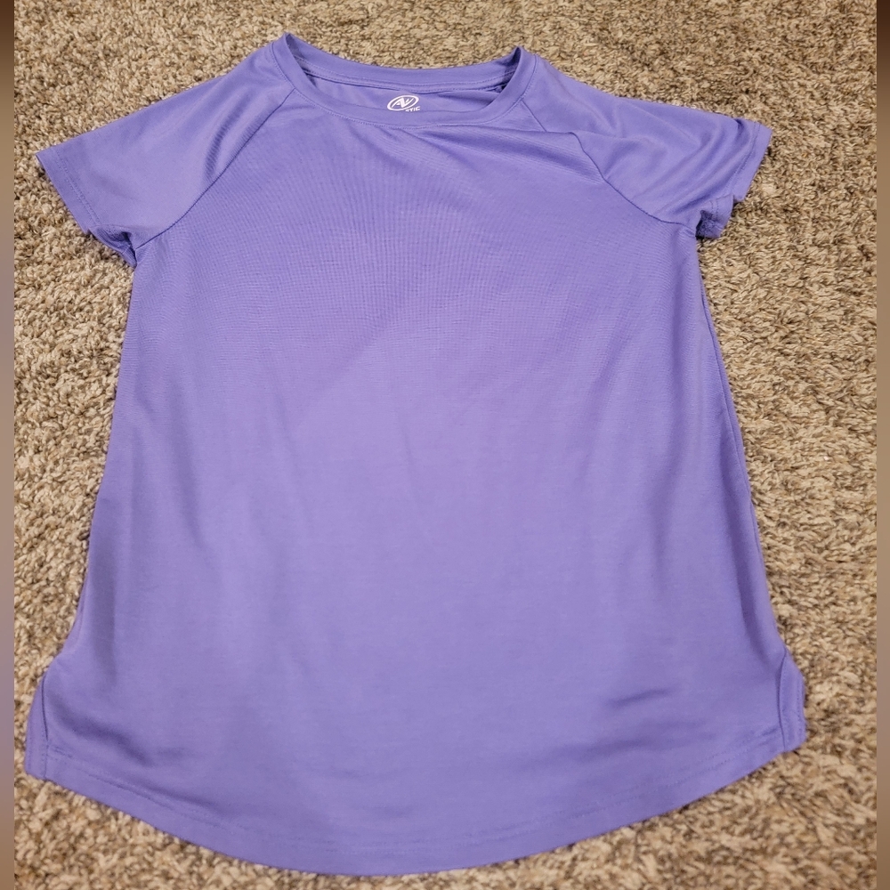 Athletic Works Purple Girls Shirt